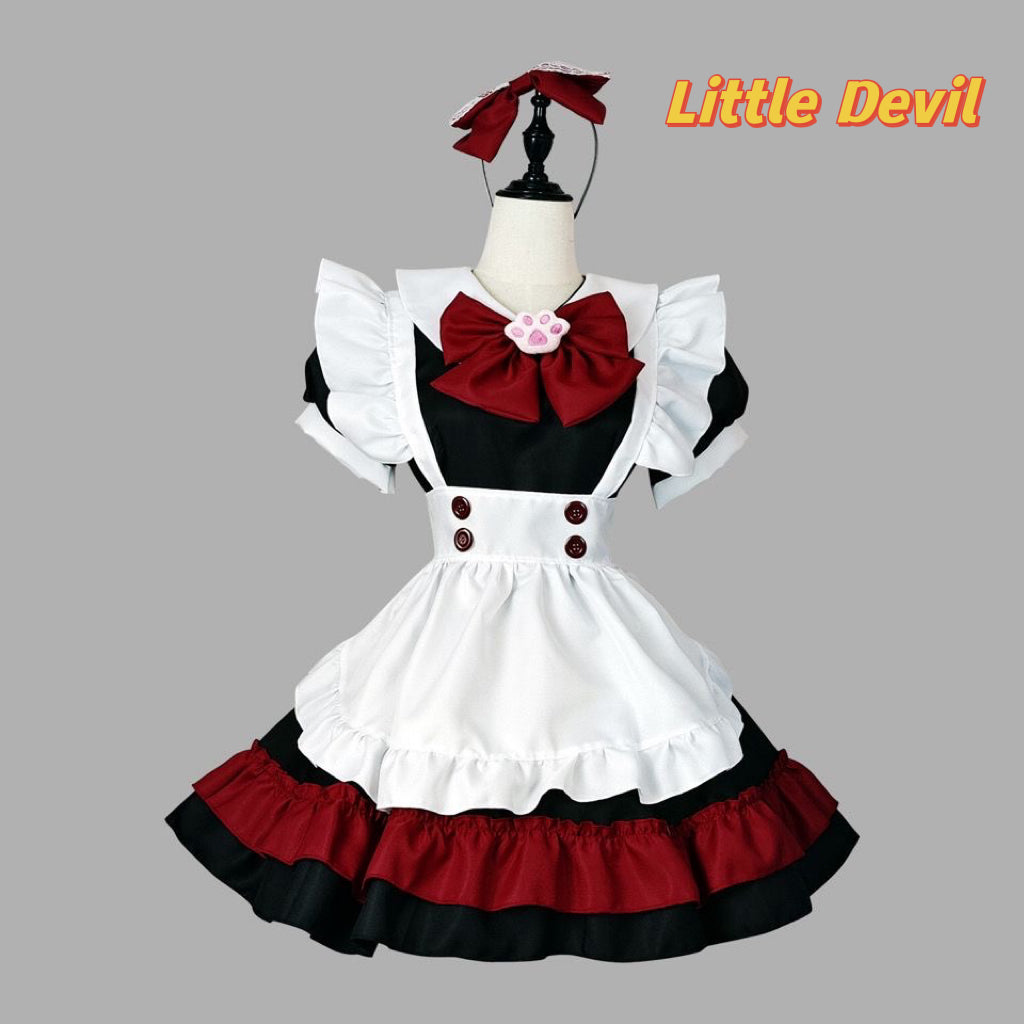 Halloween Cosplay Costume Maid and Witch