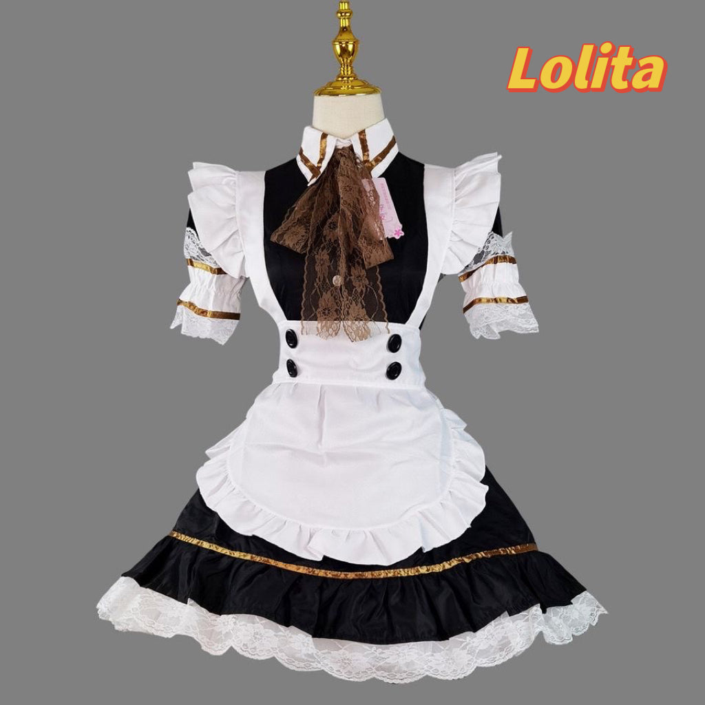 Halloween Cosplay Costume Maid and Witch