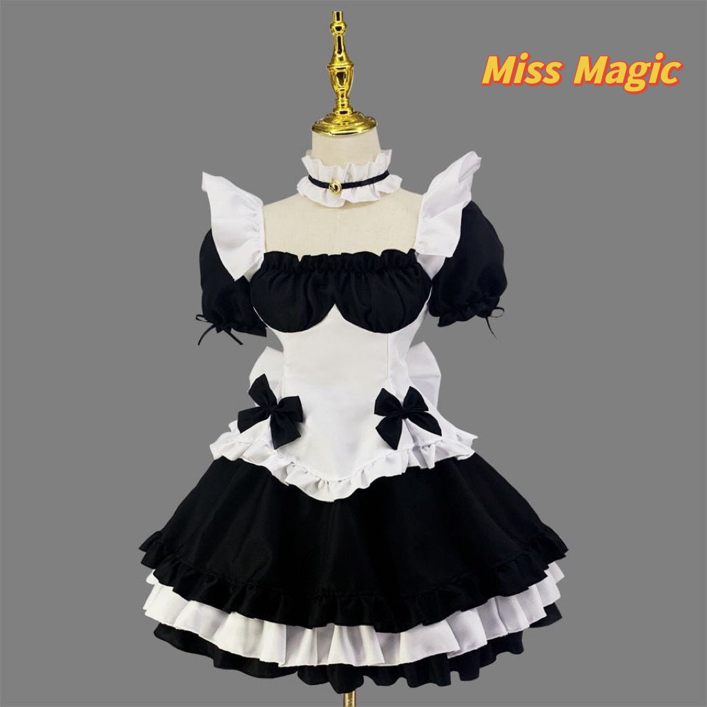 Halloween Cosplay Costume Maid and Witch