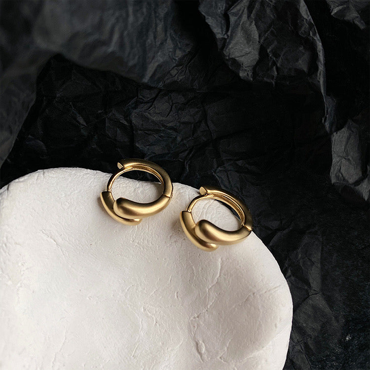 Funsee Vintage Golden Earrings